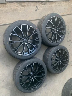 Brand new 17 inch VW polo wheels and brand new low profile tyres. Pcd 5/100.Never been fitted.