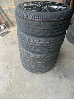 Brand new 17 inch VW polo wheels and brand new low profile tyres. Pcd 5/100.Never been fitted.