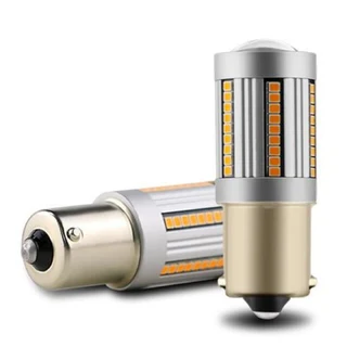 Canbus – 1156 Led Turn Signal Indicator Bulbs With Yellow Color Set Of 2 (copy)