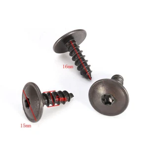 Engine Cover Splash Guard Grille Bumper Screws Fastener Clips for VW Audi – N90974701 Set of 5