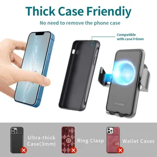 Wireless Charger Smart Car Mount Compatible With Audi Q5 2010-2018