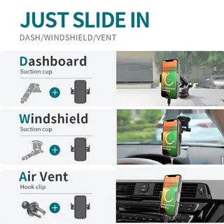 Wireless Charger Smart Car Mount Compatible With Audi Q5 2010-2018