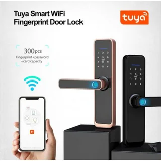 Smart Intelligent Wifi Door Lock - Black