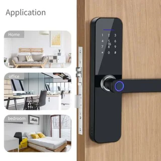 Smart Intelligent Wifi Door Lock - Black