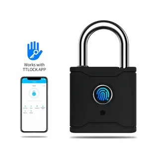 Bluetooth Smart Padlock Fingerprint Lock Keyless with TTlock App