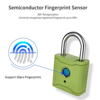 Bluetooth Smart Padlock Fingerprint Lock Keyless with TTlock App