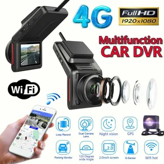 DVR Dual Dash Cam with Wifi 4G LTE and Live Track Monitoring