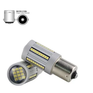 LED Turn Signal Indicator Bulbs with CANBUS - 1156 Amber Colour Set of 2