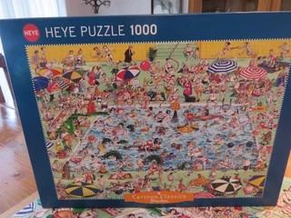 2 Heye Jigsaw puzzles 1000 pieces ,Cool Down, In Summer