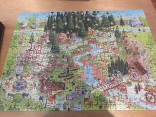 3 Heye Jig saw Puzzles , Marina Degado , Funky ZOO, Ocean Habitat, Black Forest Habitat, African