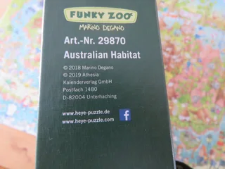 2 Jig saw Puzzles, Funky zoo, Nile Habitat,Australian Habitat