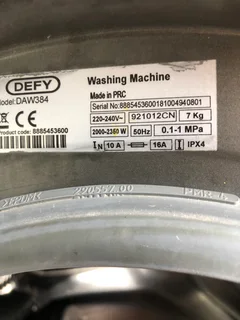 Defy appliance combo- Fridge, washing machine(free microwave)