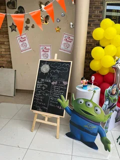 Prop boards for birthday party toy story theme