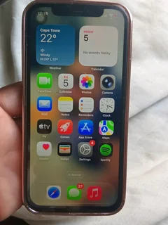 Apple iPhone 12 Pro 128gb 5G fingerprint good condition few cracks on back cover working properly or