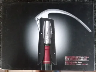 Corkscrew lever action