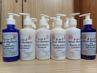 Silver shampoo and hair care products