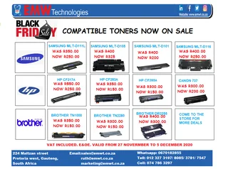 Canon Toners Available