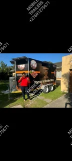 Mobile trailer and mobile toilets