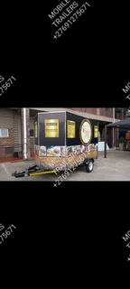 Mobile trailer and mobile toilets