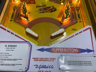 El Dorado Pinball Machine , a 1 player pinball machine, fully refurbished , for sale