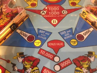 Fast Draw Pinball Machine by Gottlieb, 4 player, available on order