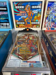 Big Indian Pinball Machine manufactured by Gottlieb, 4 Player for sale
