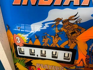 Big Indian Pinball Machine manufactured by Gottlieb, 4 Player for sale