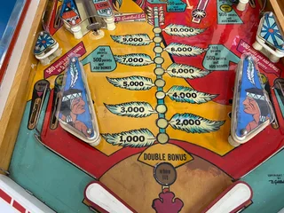 Big Indian Pinball Machine manufactured by Gottlieb, 4 Player for sale