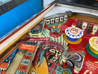 Big Indian Pinball Machine manufactured by Gottlieb, 4 Player for sale