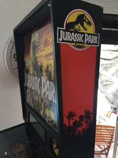 Data East Jurassic Park Pinball with topper in Excellent condition for sale