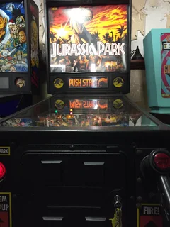Data East Jurassic Park Pinball with topper in Excellent condition for sale