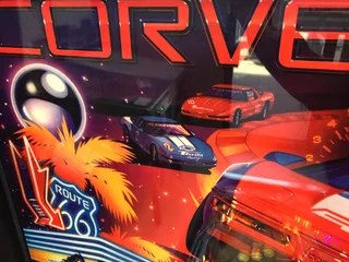 Corvette Pinball Machine by Bally for Sale, available on order. Sort after and rare