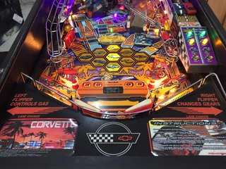 Corvette Pinball Machine by Bally for Sale, available on order. Sort after and rare
