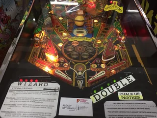Cue Ball Wizard , a Gottlieb Pool Theme Pinball Machine