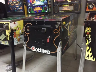 Cue Ball Wizard , a Gottlieb Pool Theme Pinball Machine