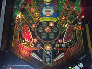 Cue Ball Wizard , a Gottlieb Pool Theme Pinball Machine