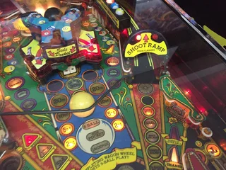 Cue Ball Wizard , a Gottlieb Pool Theme Pinball Machine