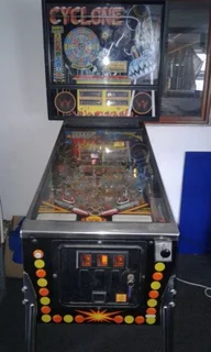 Cyclone Pinball Machine , a Williams production