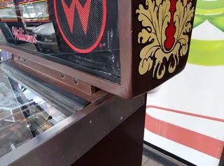 Fire pinball machine, a Williams manufactured pinball machine