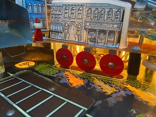 Fire pinball machine, a Williams manufactured pinball machine