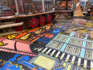 Fire pinball machine, a Williams manufactured pinball machine