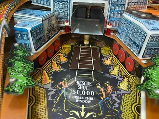 Fire pinball machine, a Williams manufactured pinball machine