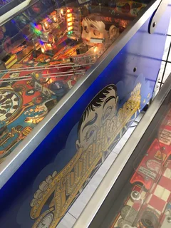 Funhouse Pinball Machine , manufactured by Williams ,  a Pat Lawlor concept design