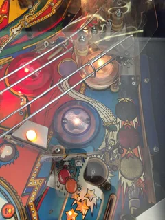 Funhouse Pinball Machine , manufactured by Williams ,  a Pat Lawlor concept design