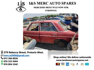 I&amp;S MERC AUTO PART Mercedes Benz used/new Part in Pretoria West Call us :0123068038/0763239484