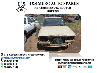 I&amp;S MERC AUTO PART Mercedes Benz used/new Part in Pretoria West Call us :0123068038/0763239484