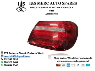 I&S MERC AUTO PART Mercedes Benz used/new Part in Pretoria West Call us :0123068038/0763239484