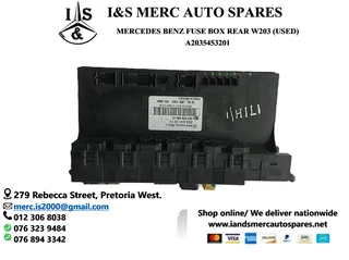 I&amp;S MERC AUTO PART Mercedes Benz used/new Part in Pretoria West Call us :0123068038/0763239484