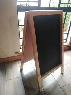 Chalkboards - Blackboards: A-frame, Double Sided.