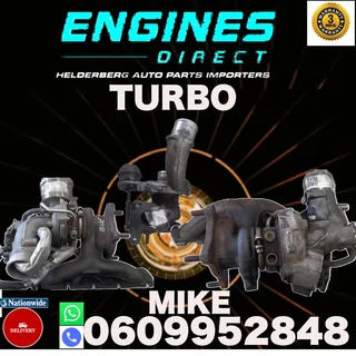 Import low mileage turbos for sale.